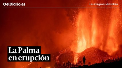 Las imágenes de la erupción del volcán de La Palma