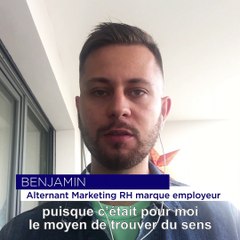 Benjamin, alternant marketing RH marque employeur
