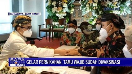 Masuk Level 1, Kota Surabaya Perbolehkan Penyelenggaraan Hajatan dengan Prokes Ketat