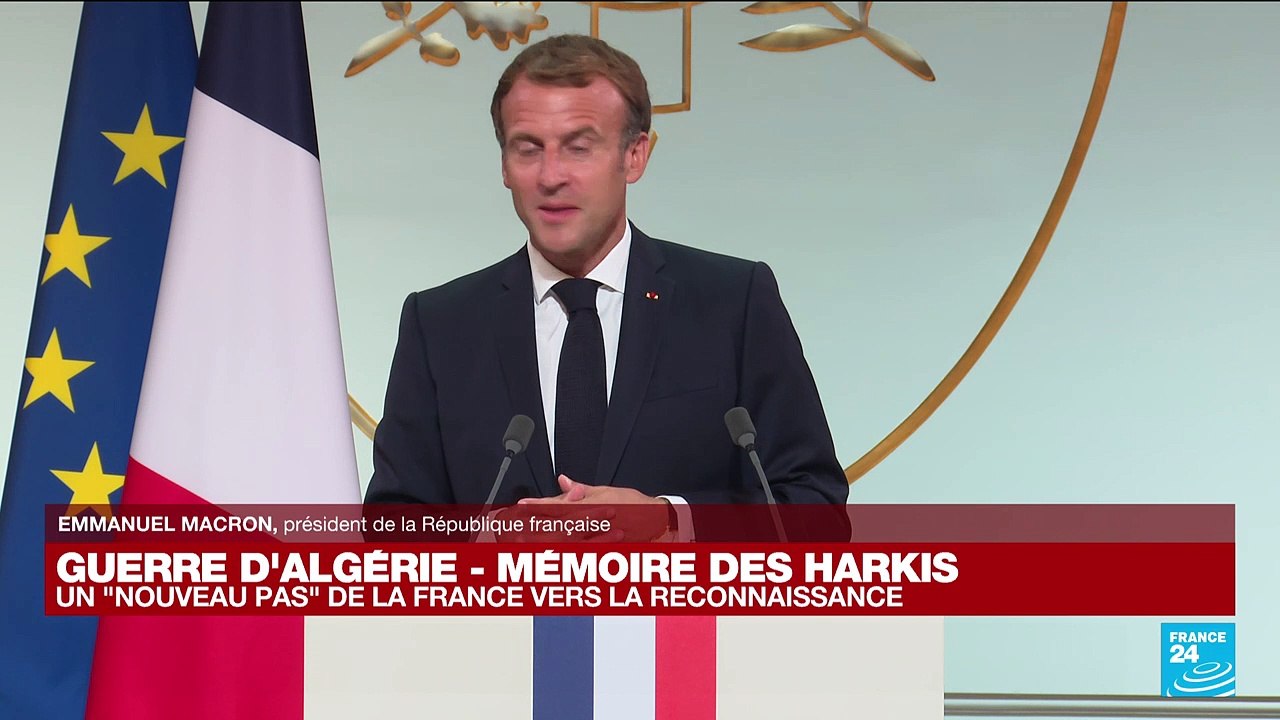 Macron "demande pardon" aux Harkis au nom de la France
