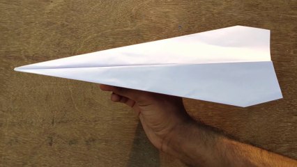 How To Fold A Paper Plane That Flies Far (Full HD)