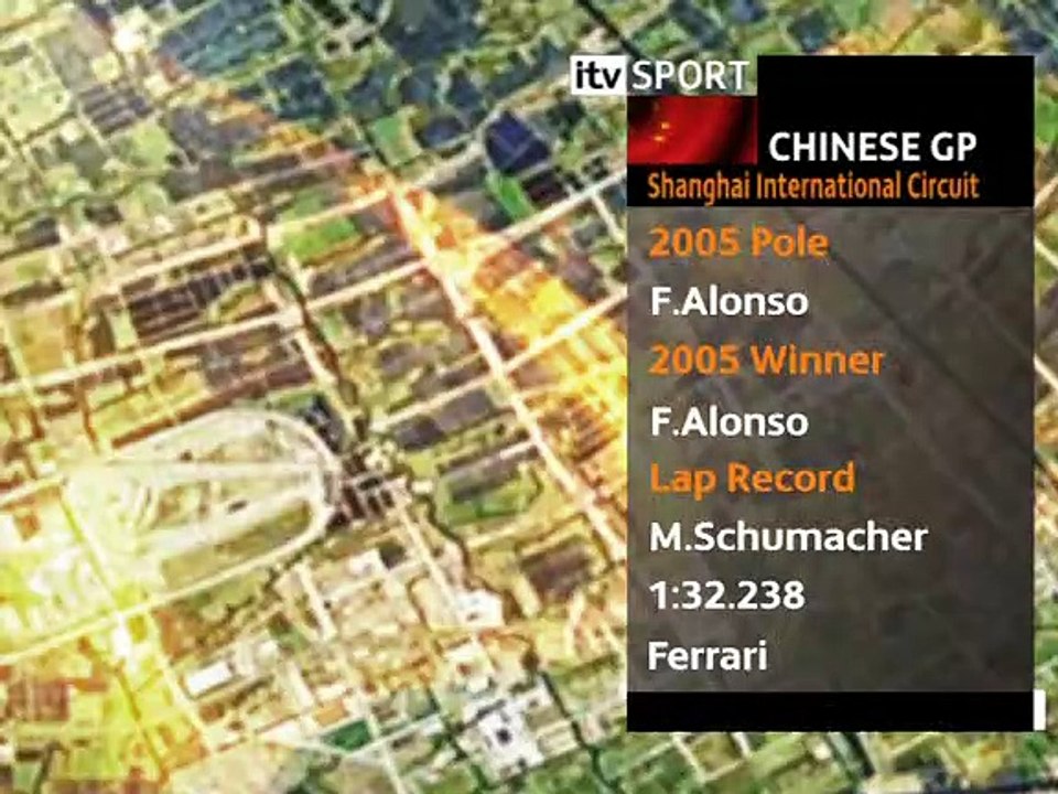 F1 2006 Round 16 - China - PreRace  ITV