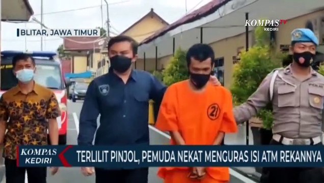 Terlilit Utang Pinjaman Online, Pemuda Di Blitar Nekat Kuras ATM Rekannya
