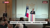 Le discours d'Emmanuel Macron interrompu