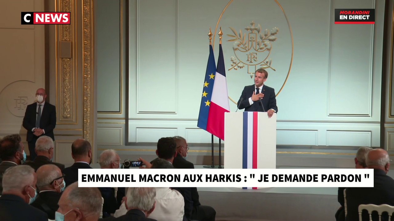 Le discours d'Emmanuel Macron interrompu