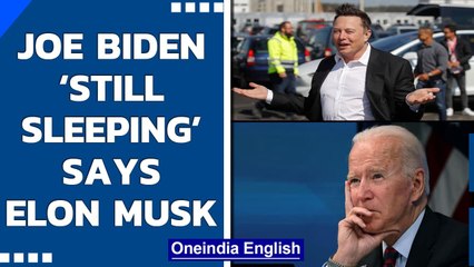 Download Video: Elon Musk trolls Joe Biden, for not acknowledging SpaceX all civilian crew | Oneindia News