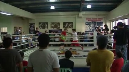 Скачать видео: El boxeador Manny Pacquiao luchará por la presidencia de Filipinas en 2022