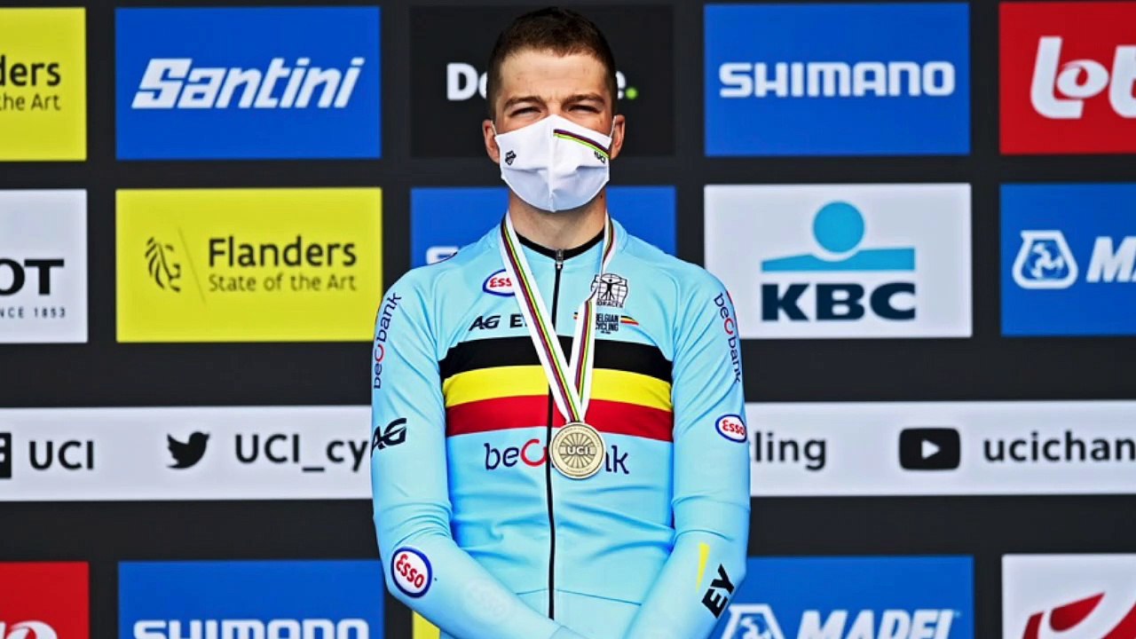 Championnat du monde 2021 - CLM - Espoirs - Florian Vermeersch has his bronze medal : "I'm very super happy !"