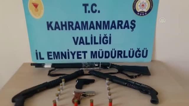 Son dakika haberleri | KAHRAMANMARAŞ - Polis denetimlerinde 32 silah ele geçirildi