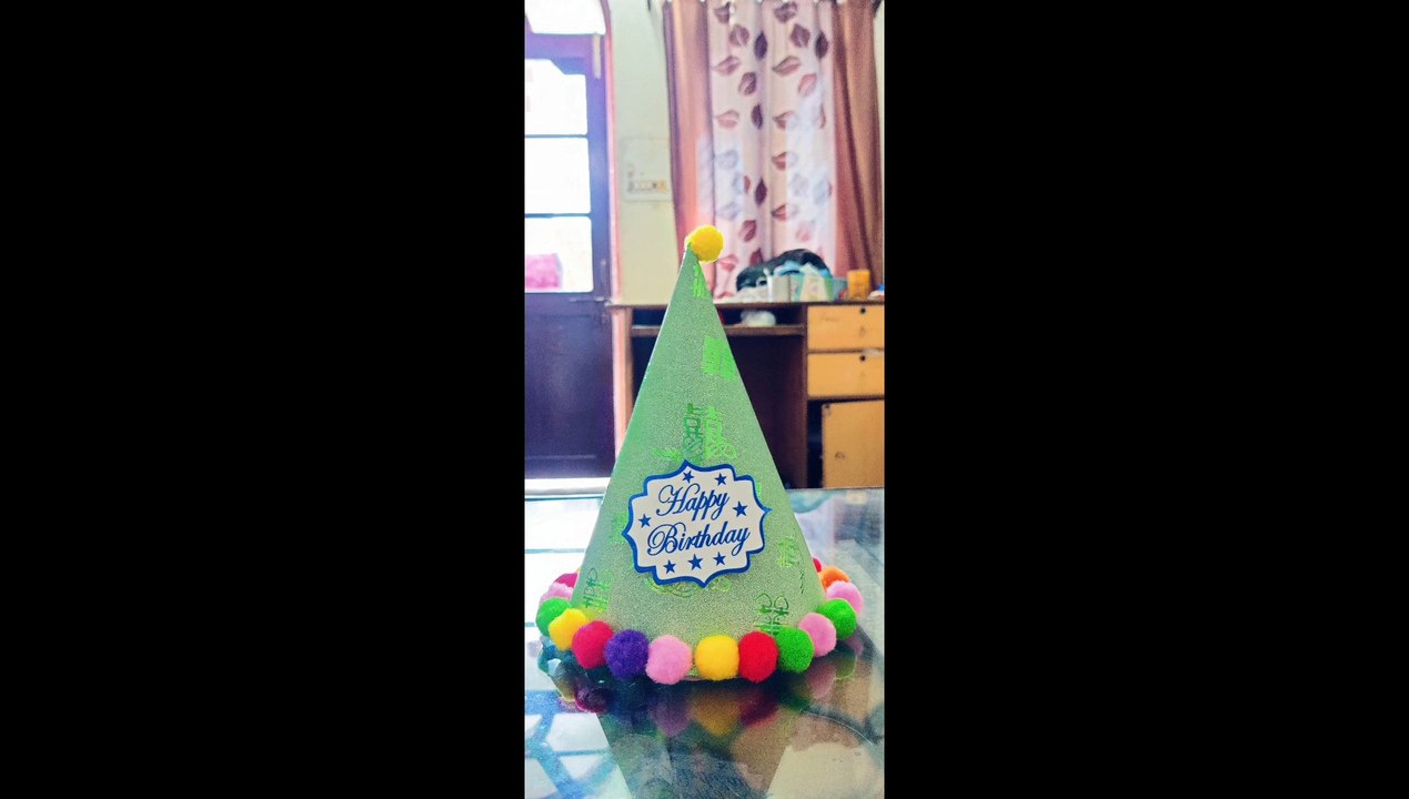 How to make birthday cap at home /DIY birthday cap ideas