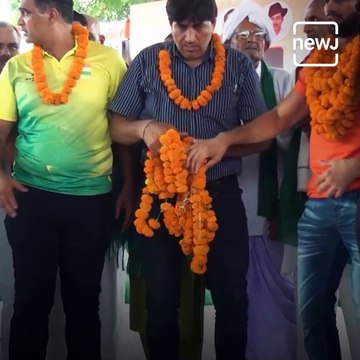 Honour Ceremony By Farmers For Wrestlers And Sportspersons To Enhance The Country's Pride In Tokyo Olympics