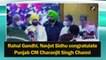 Rahul Gandhi, Navjot Sidhu congratulate Charanjit Singh Channi on becoming Punjab CM