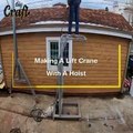 How to Make Crane Lift  Build Material Lifting Machine for Building Construction diy minicraft