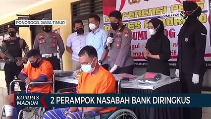 Perampok Nasabah Bank Diringkus