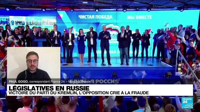 Législatives russes: victoire du parti du Kremlin, l'opposition crie à la fraude