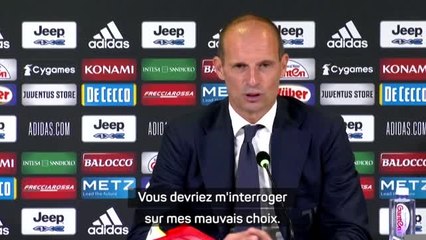 4ème j. - Allegri : "Bonucci et Chiellini ont été extraordinaires"