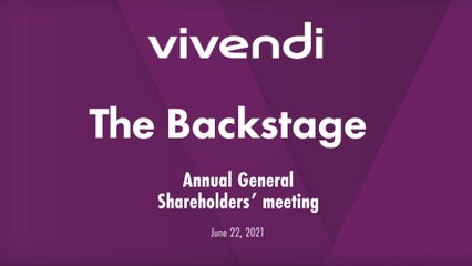 The backstage of Annual General Shareholders' Meeting of June 22, 2021