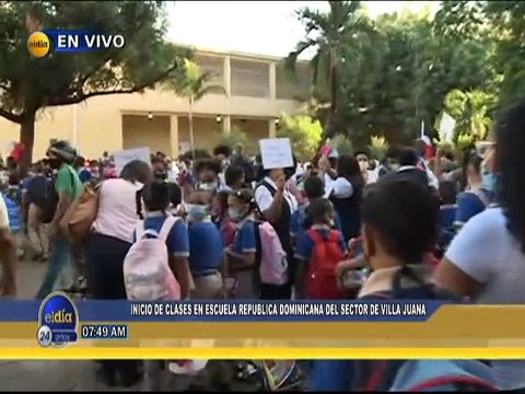 #ElDia / Conexión con Junior Ramírez desde la Escuela Básica Republica Dominicana en el Sector Villa Juana / 20 de septiembre 2021