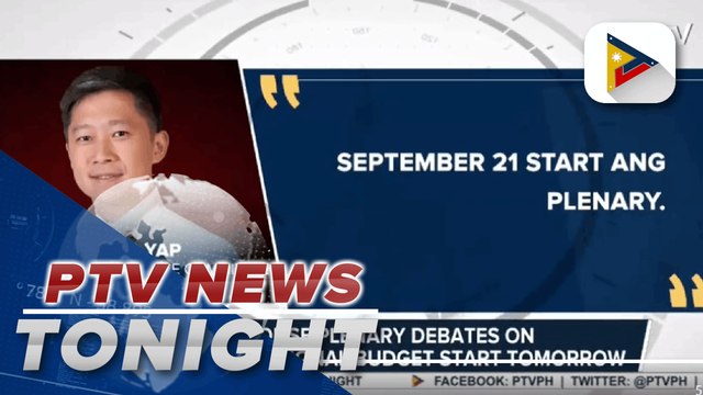 House plenary debates on the 2022 national budget start tomorrow