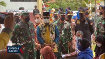 Wakili Panglima TNI, Kasal Pantau Pelaksanaan Serbuan Vaksinasi di Kotabaru