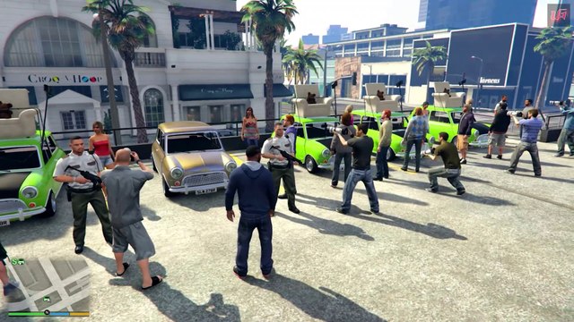 GTA 5 | STEALING MR.BEAN'S GOLDEN CAR FOR SIMEON | GTA V GAMEPLAY #7