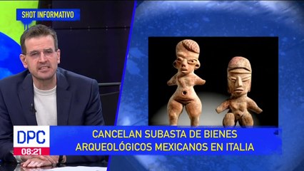 Cancelan subasta de bienes arqueológicos mexicanos en Italia