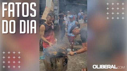 Doença da urina preta: em protesto, vendedores de peixe do Guamá distribuem tambaqui assado