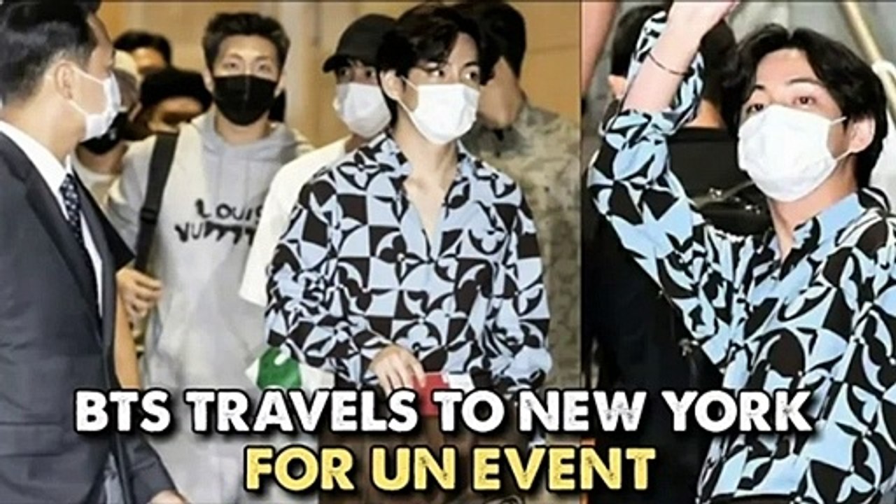 BTS travels to New York for UN event as President special envoy