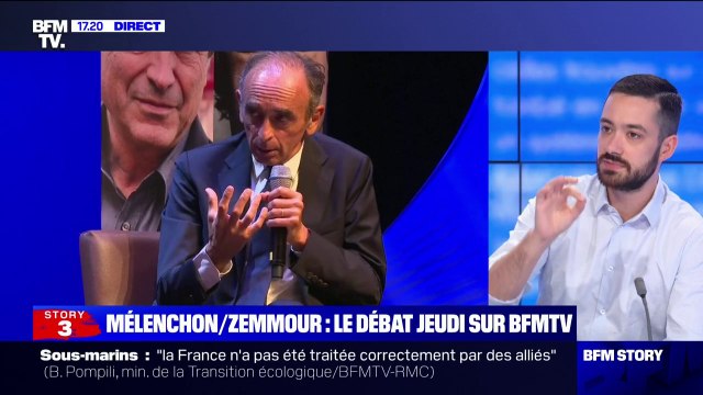 David Guiraud (LFI) sur le débat entre Jean-Luc Mélenchon et Éric Zemmour: On va mettre fin à 10 ans d'impunité médiatique