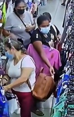 Travail d'équipe pour voler un sac à main