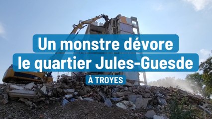 Un monstre dévore le quartier Jules-Guesde