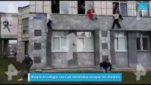 Ataque en colegio ruso así intentaban escapar los alumnos