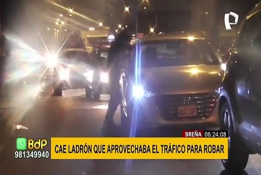 Grupo Terna detiene a ladrones de celulares de Breña y Ate