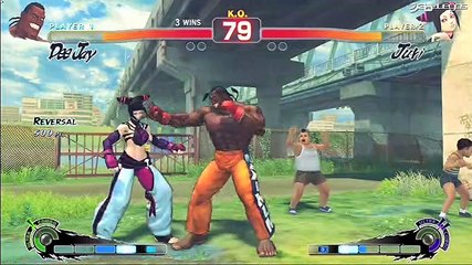 Super Street Fighter IV: Gameplay: Juri vs Dee Jay