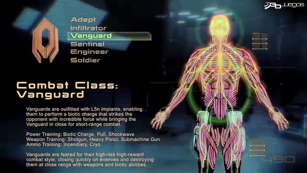Mass Effect 2: Combat Class: Vanguard