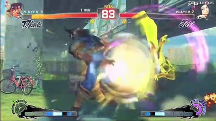 Super Street Fighter IV: Gameplay: Juri vs T-Hawk