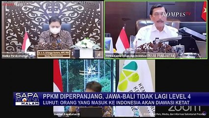 Download Video: PPKM Jawa Bali Hingga 4 Oktober, Luhut: Penanganan Covid-19 Makin Membaik