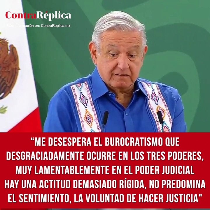“Me desespera el burocratismo que desgraciadamente ocurre en los tres poderes, muy lamentablemente en el Poder Judicial. Hay una actitud demasiado rígida, no predomina el sentimiento, la voluntad de hacer justicia"
