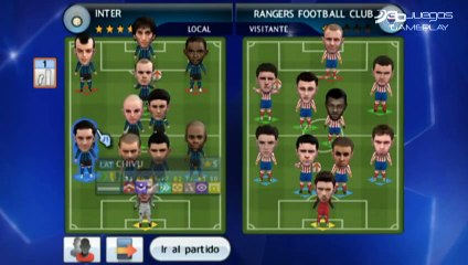 PES 2011: Gameplay: Comienza la Champions