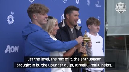 Download Video: Harrington happy with mix of youth and experience for Ryder Cup