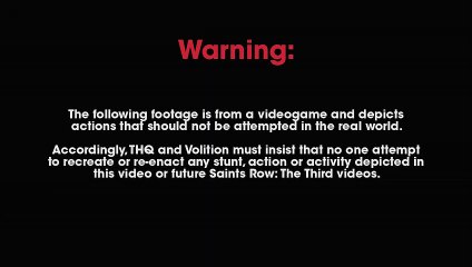 Saint&#39;s Row The Third: Debut Gameplay Trailer