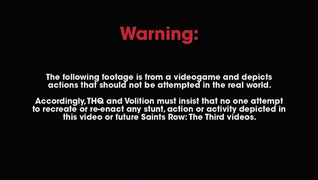 Saint's Row The Third: Debut Gameplay Trailer