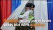 Russia's ruling party loses seats but wins election