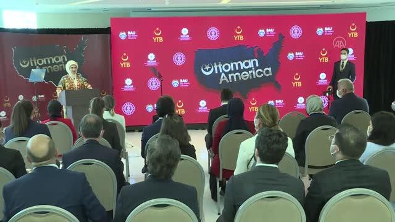 Amerika'daki Türk tarihini aydınlatan "Osmanlı'nın Amerikası" belgeseli, ABD'de Emine Erdoğan'ın katılımıyla tanıtıldı