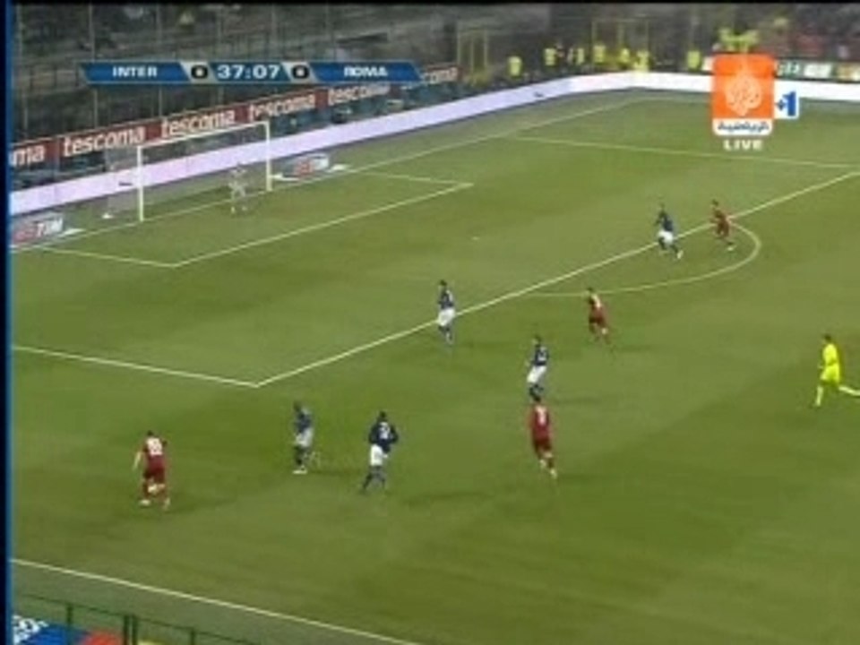 Inter - Roma, 1 : 0, Totti