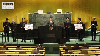 BTS Perform at UN Gathering & Praise ‘Welcome Generation’ of Youth Climate Fighters | Billboard News