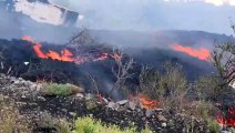 Impresionantes imágenes de la lava en la zona afectada por la erupción