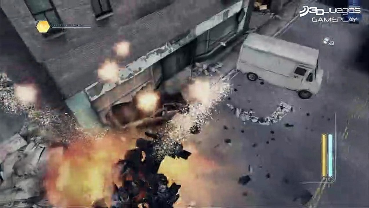 Transformers Dark of the Moon: Gameplay: Ironhide, el Destructor