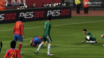 PES 2012: Gameplay: España vs Brasil