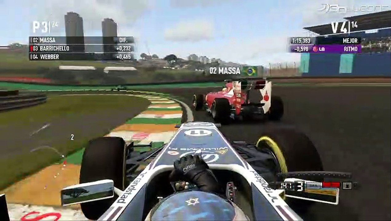 F1 2011: Gameplay: Parando en Boxes